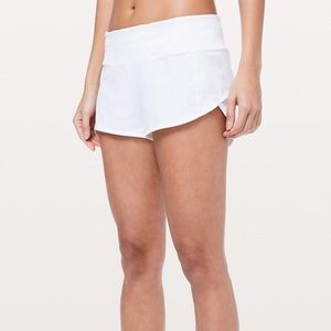 Lululemon Speed Up Short *2.5"
White
